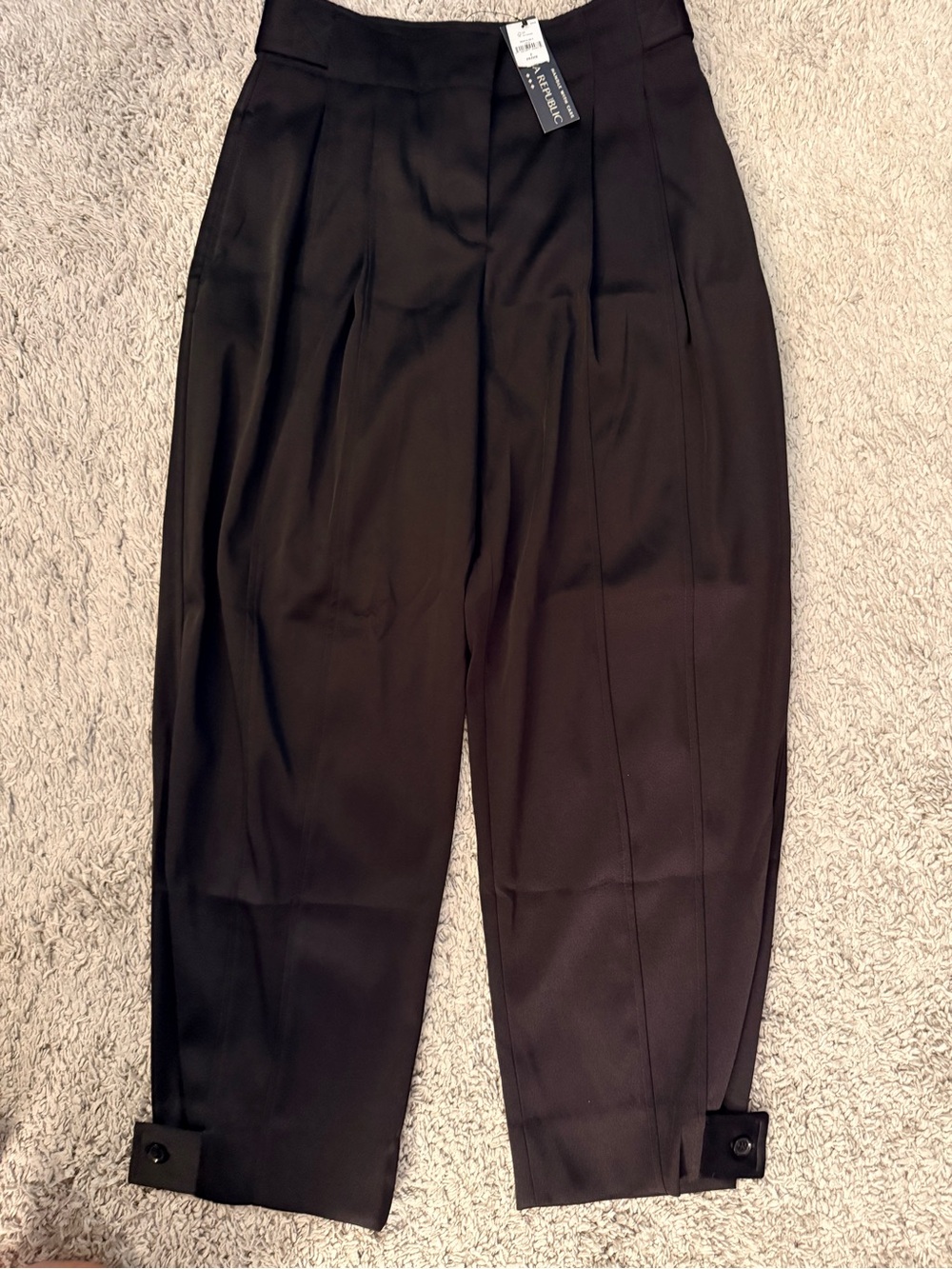 NWT banana republic Classic Tailored Pleat Trousers business casual contemporary - Picture 2 of 10